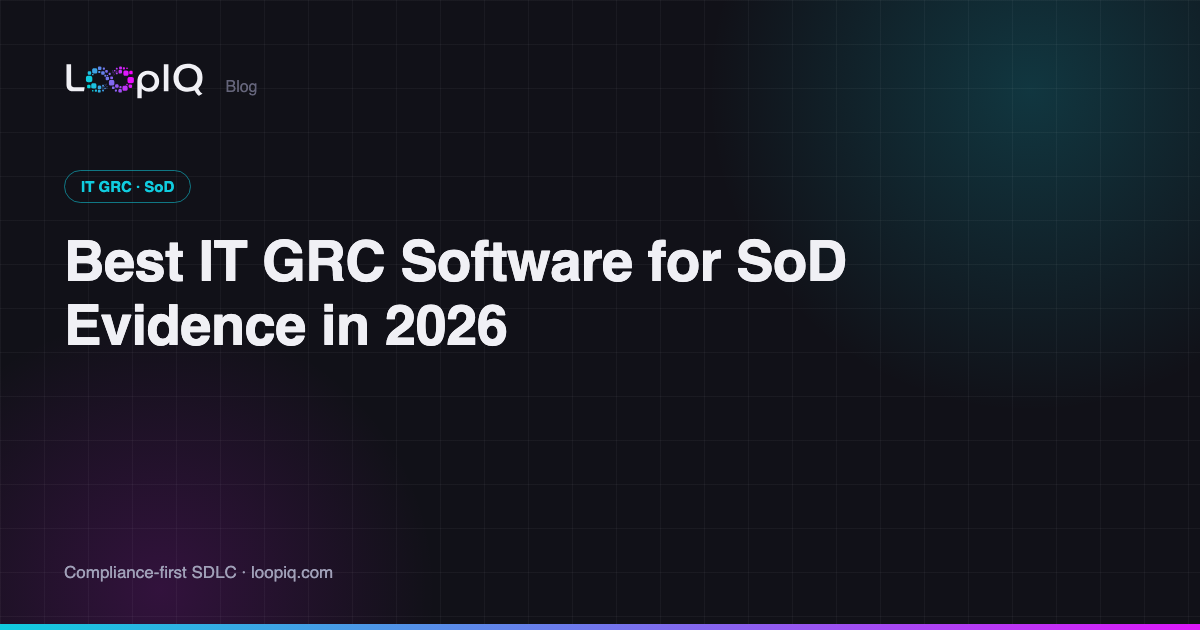Best IT GRC Software for SoD Evidence in 2026